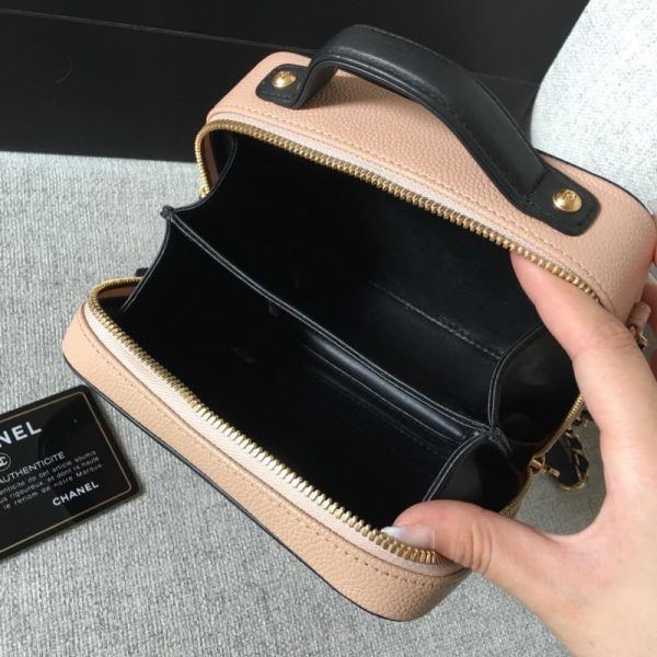 Chanel Quilted Caviar Small Vanity Case Replica A93342 - Image 9