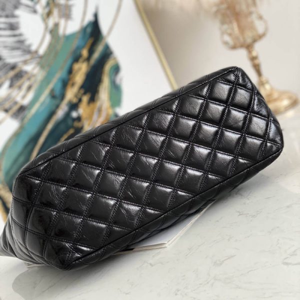 Chanel Quilted Waxy Calfskin Replica Shopping Bag 8345 - Image 3