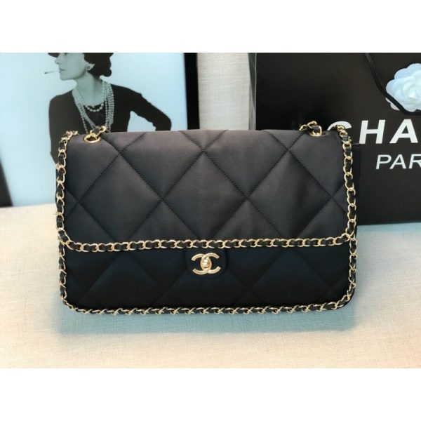 Chanel Satin Flap Bag Replica - Elegant & Timeless Design - Image 2