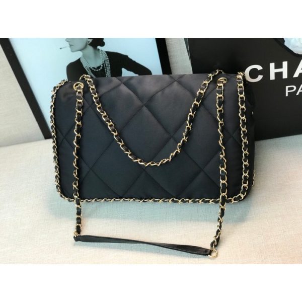 Chanel Satin Flap Bag Replica - Elegant & Timeless Design - Image 3