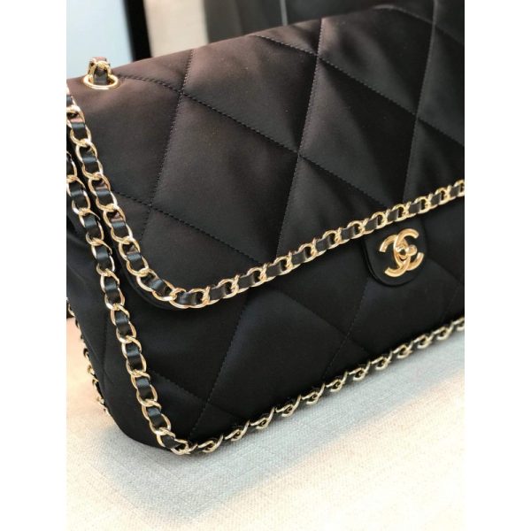 Chanel Satin Flap Bag Replica - Elegant & Timeless Design - Image 4