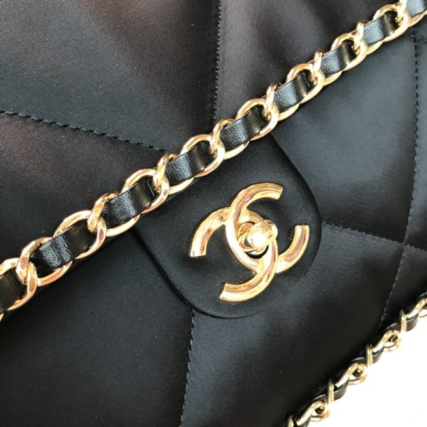 Chanel Satin Flap Bag Replica - Elegant & Timeless Design - Image 5