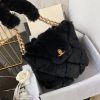Best Replicas Bags - Replica Chanel Lambskin Shearling Bucket Bag As2241 Shop For Best Louis Vuitton LV Replica Bags With Cheap Price