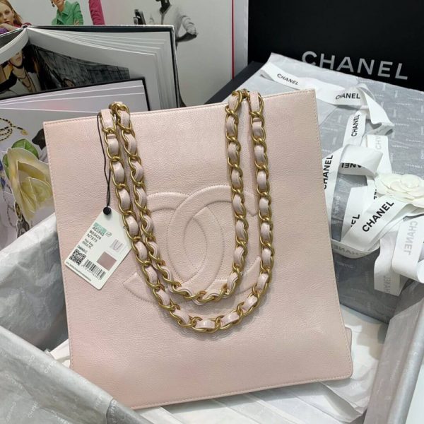 Replica Chanel Aged Calfskin Shopping Bag As1945 – Shiny - Image 11