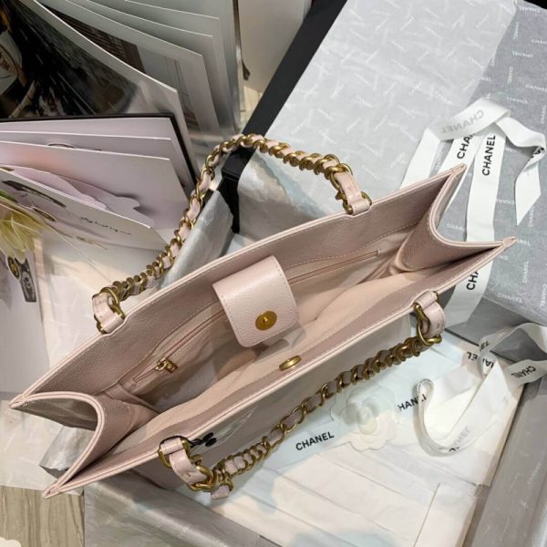 Replica Chanel Aged Calfskin Shopping Bag As1945 – Shiny - Image 13