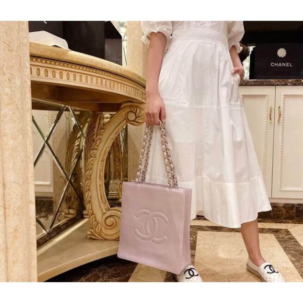 Replica Chanel Aged Calfskin Shopping Bag As1945 – Shiny - Image 3