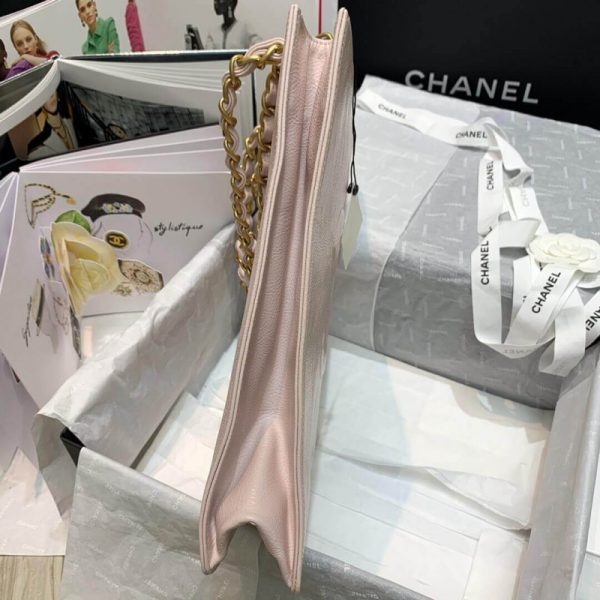 Replica Chanel Aged Calfskin Shopping Bag As1945 – Shiny - Image 10
