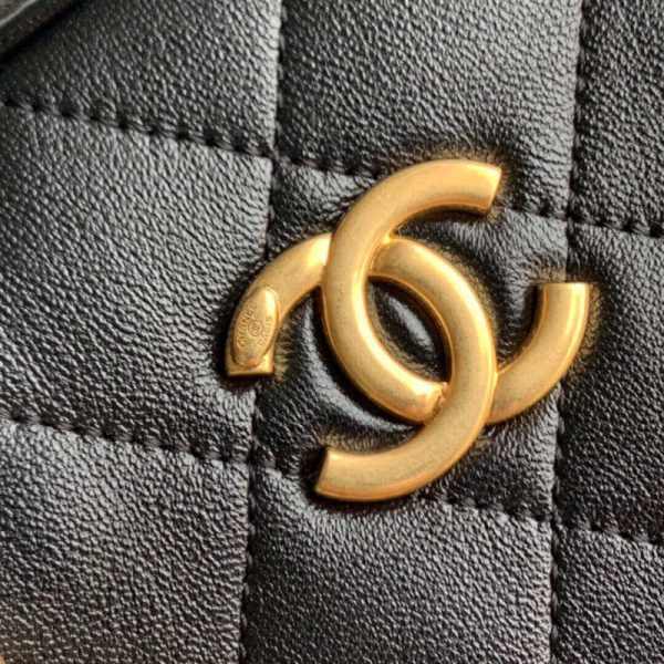 Replica Chanel Shiny Lambskin Small Bowling Bag - Image 14