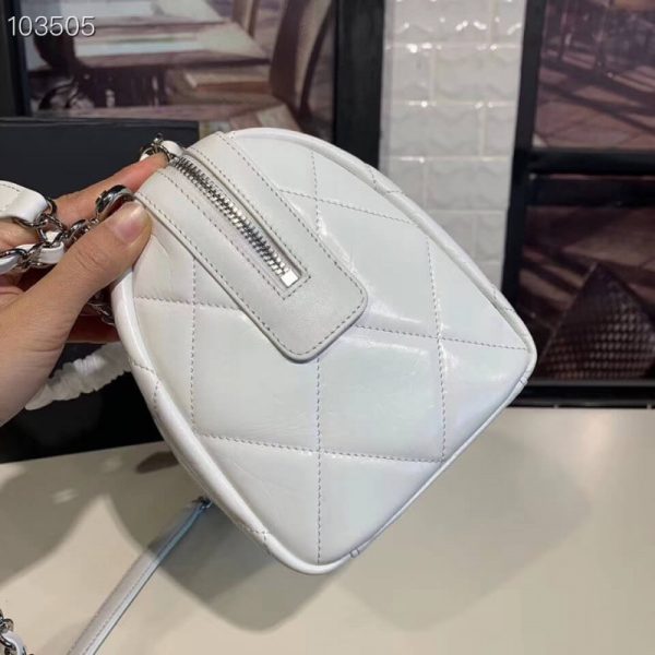 Chanel Small Bowling Bag Replica in Luxe Calfskin - Image 4