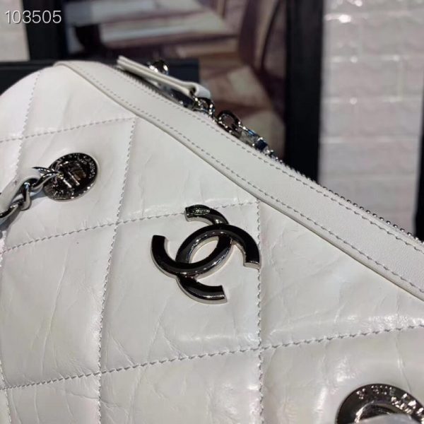 Chanel Small Bowling Bag Replica in Luxe Calfskin - Image 6