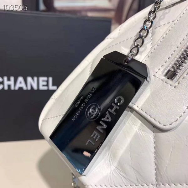 Chanel Small Bowling Bag Replica in Luxe Calfskin - Image 8