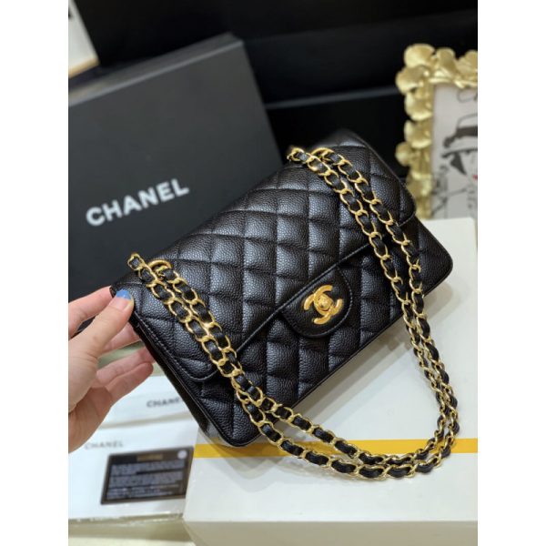 Replica Chanel Classic Double Flap Bag - A01113 Caviar Calfskin - Image 3