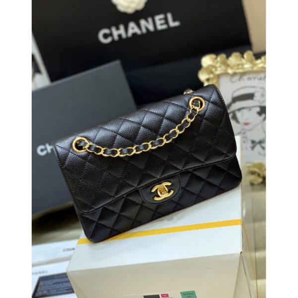 Replica Chanel Classic Double Flap Bag - A01113 Caviar Calfskin - Image 4