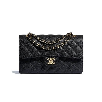 Replica Chanel Classic Double Flap Bag - A01113 Caviar Calfskin
