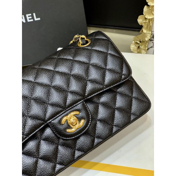 Replica Chanel Classic Double Flap Bag - A01113 Caviar Calfskin - Image 7