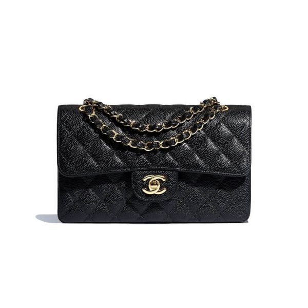 Replica Chanel Classic Double Flap Bag - A01113 Caviar Calfskin