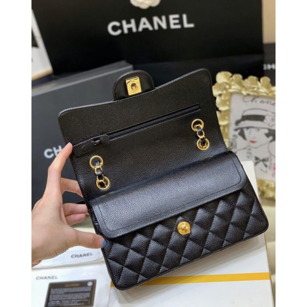 Replica Chanel Classic Double Flap Bag - A01113 Caviar Calfskin - Image 8