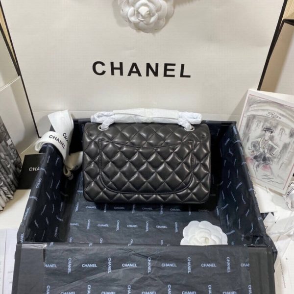 Replica Chanel Small Classic Double Flap Lambskin Bag A01113 - Image 3