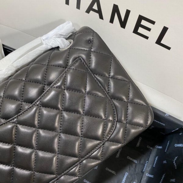 Replica Chanel Small Classic Double Flap Lambskin Bag A01113 - Image 7