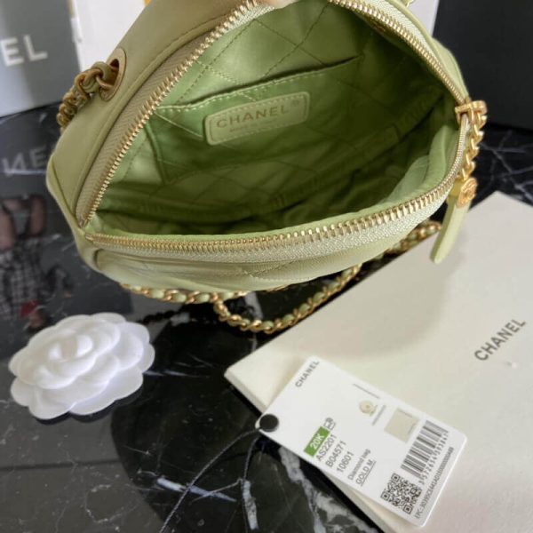 Replica Chanel Small Diamond Lambskin Bag As2201 - Image 10