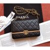 Best Replicas Bags - Replica Chanel Small Black/Gold Flap Bag A57275 Shop For Best Louis Vuitton LV Replica Bags With Cheap Price