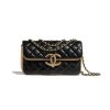 Best Replicas Bags - Replica Chanel Small Black/Gold Flap Bag A57275 Shop For Best Louis Vuitton LV Replica Bags With Cheap Price