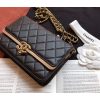 Best Replicas Bags - Replica Chanel Small Black/Gold Flap Bag A57275 Shop For Best Louis Vuitton LV Replica Bags With Cheap Price