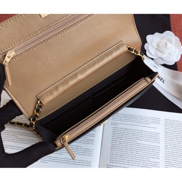 Replica Chanel Small Black/Gold Flap Bag A57275 - Image 10