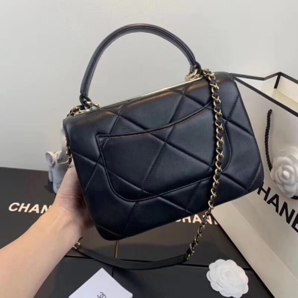 Chanel Small Flap Bag Replica with Top Handle A92236 - Image 6