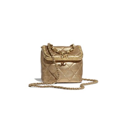 Chanel Lambskin Kiss-Lock Replica Bag As1885 – Small & Stylish