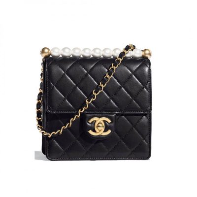 Chanel Pearl Chain Flap Bag Replica - Stylish & Elegant
