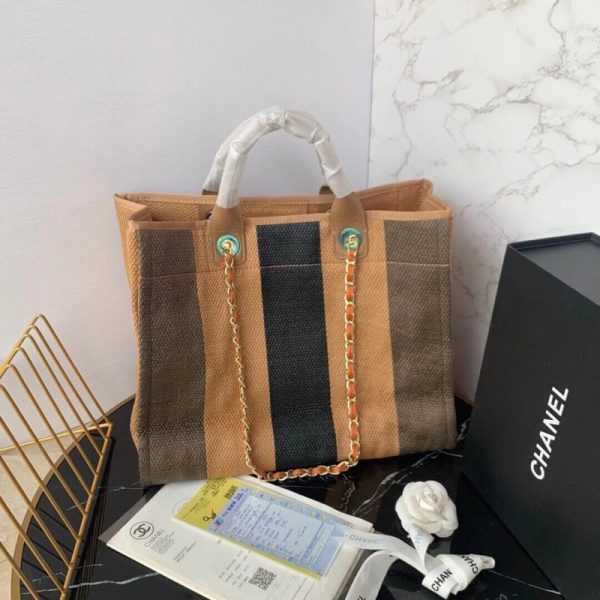 Replica Chanel Straw Raffia Deauville Tote Bag A93786 - Image 4