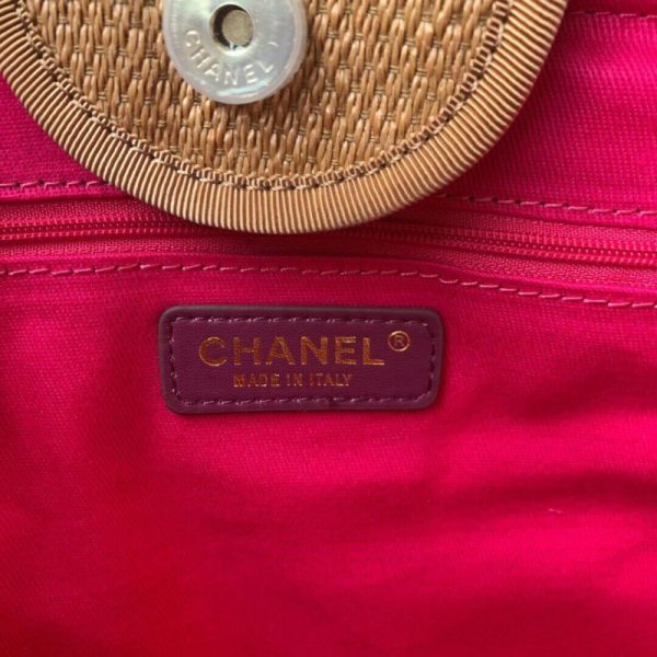 Replica Chanel Straw Raffia Deauville Tote Bag A93786 - Image 9
