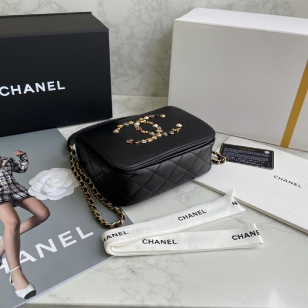 Chanel CC Studded Flap Bag Replica - Style A1181 - Image 11