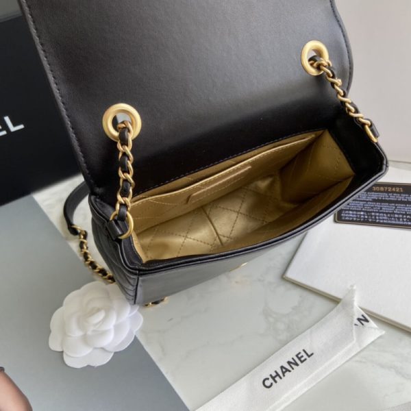 Chanel CC Studded Flap Bag Replica - Style A1181 - Image 12