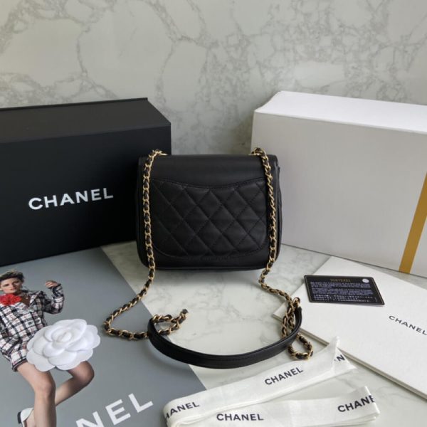 Chanel CC Studded Flap Bag Replica - Style A1181 - Image 8