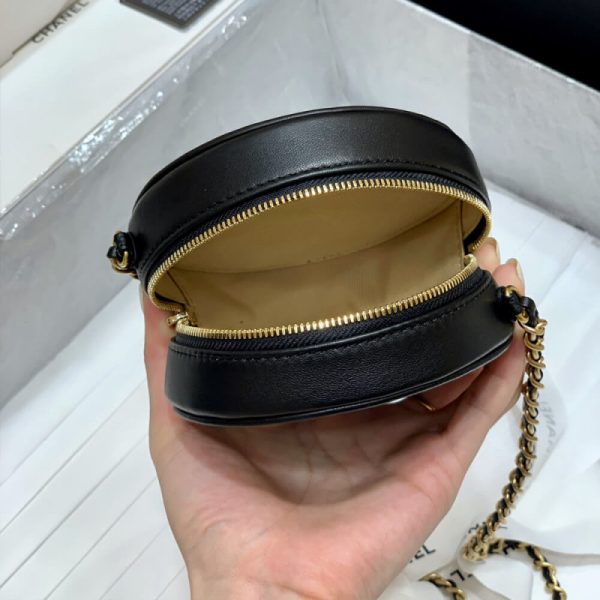 Chanel Studded CC Round Bag Replica – As1180 - Image 11