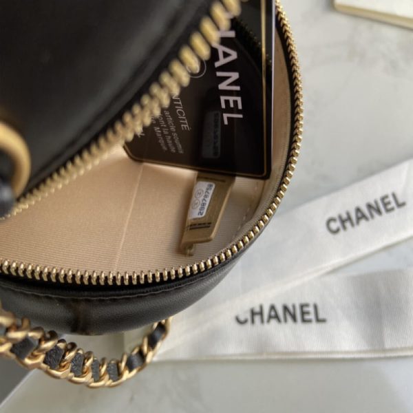 Chanel Studded CC Round Bag Replica – As1180 - Image 13
