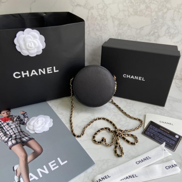 Chanel Studded CC Round Bag Replica – As1180 - Image 7