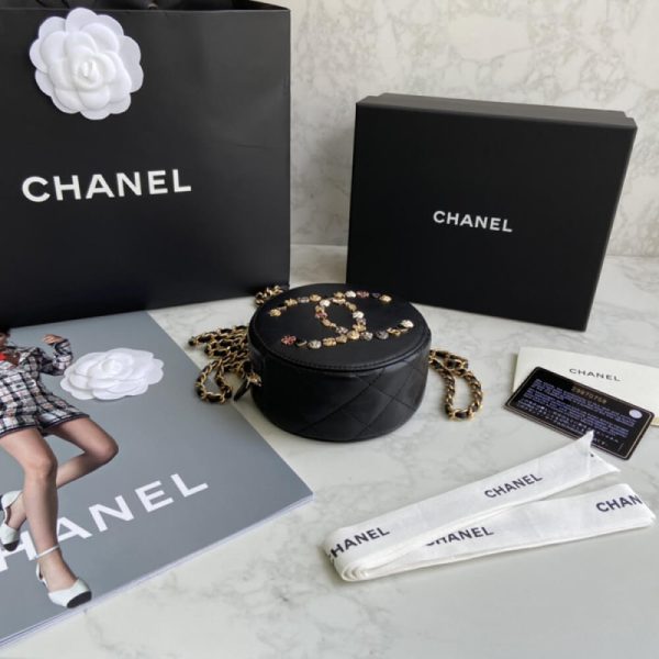 Chanel Studded CC Round Bag Replica – As1180 - Image 8
