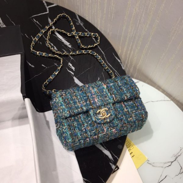 Chanel Tweed Mini Flap Bag Replica – A69900 - Image 10