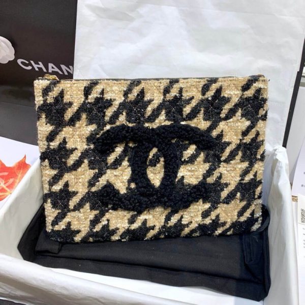 Replica Chanel Tweed Clutch Bag – Stylish Ap0803 Design - Image 2