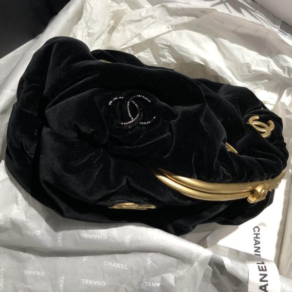 Chanel Velvet Clutch Replica - As2137 | Luxe Style - Image 4