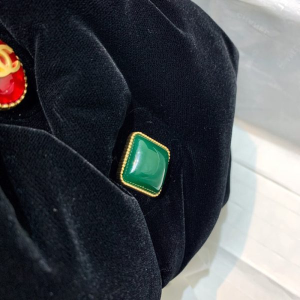 Replica Chanel Velvet Enamel Clutch As2137 - Image 6