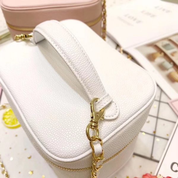 Vintage Chanel Caviar Cosmetic Bag A12 Replica - Image 4