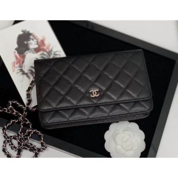 Chanel Replica Wallet On Chain - Caviar, Gold Hardware 528725 - Image 2