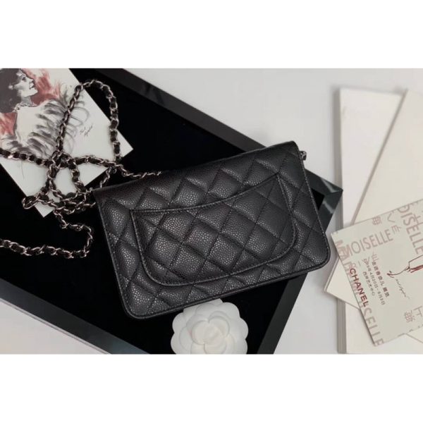 Chanel Replica Wallet On Chain - Caviar, Gold Hardware 528725 - Image 3