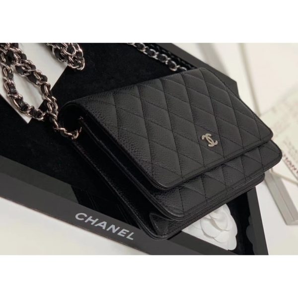 Chanel Replica Wallet On Chain - Caviar, Gold Hardware 528725 - Image 5