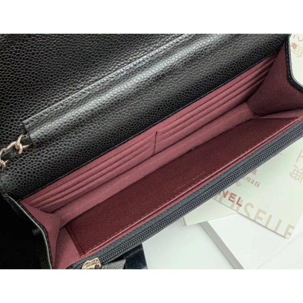 Chanel Replica Wallet On Chain - Caviar, Gold Hardware 528725 - Image 6