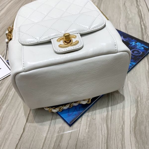 Replica Chanel CC Day Backpack in Waxy Calfskin AS8866 - Image 6